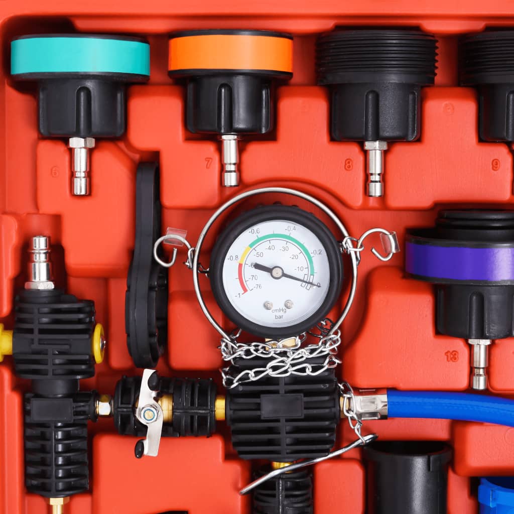 28-Tlg. Drucktester Werkzeugset Für Kühlsysteme