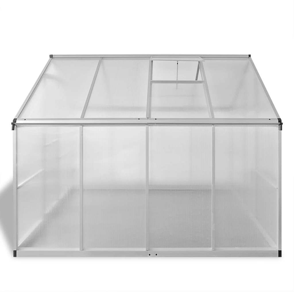 Gewächshaus Mit Fundament Verstärkt Aluminium 6,05 M²