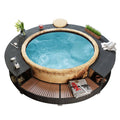Whirlpool-Umrandung Poly Rattan