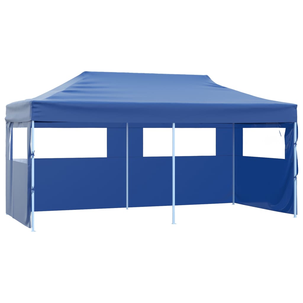 Pop-Up-Partyzelt Faltbar 3×6 M Blau
