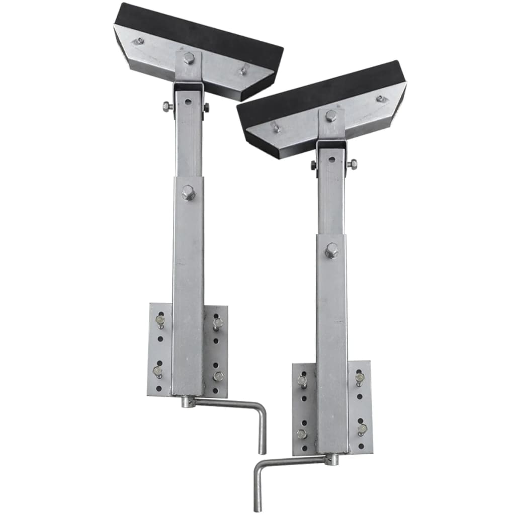 Bootstrailer-Stützen Vollgummi 2Er-Set 63 - 88 Cm