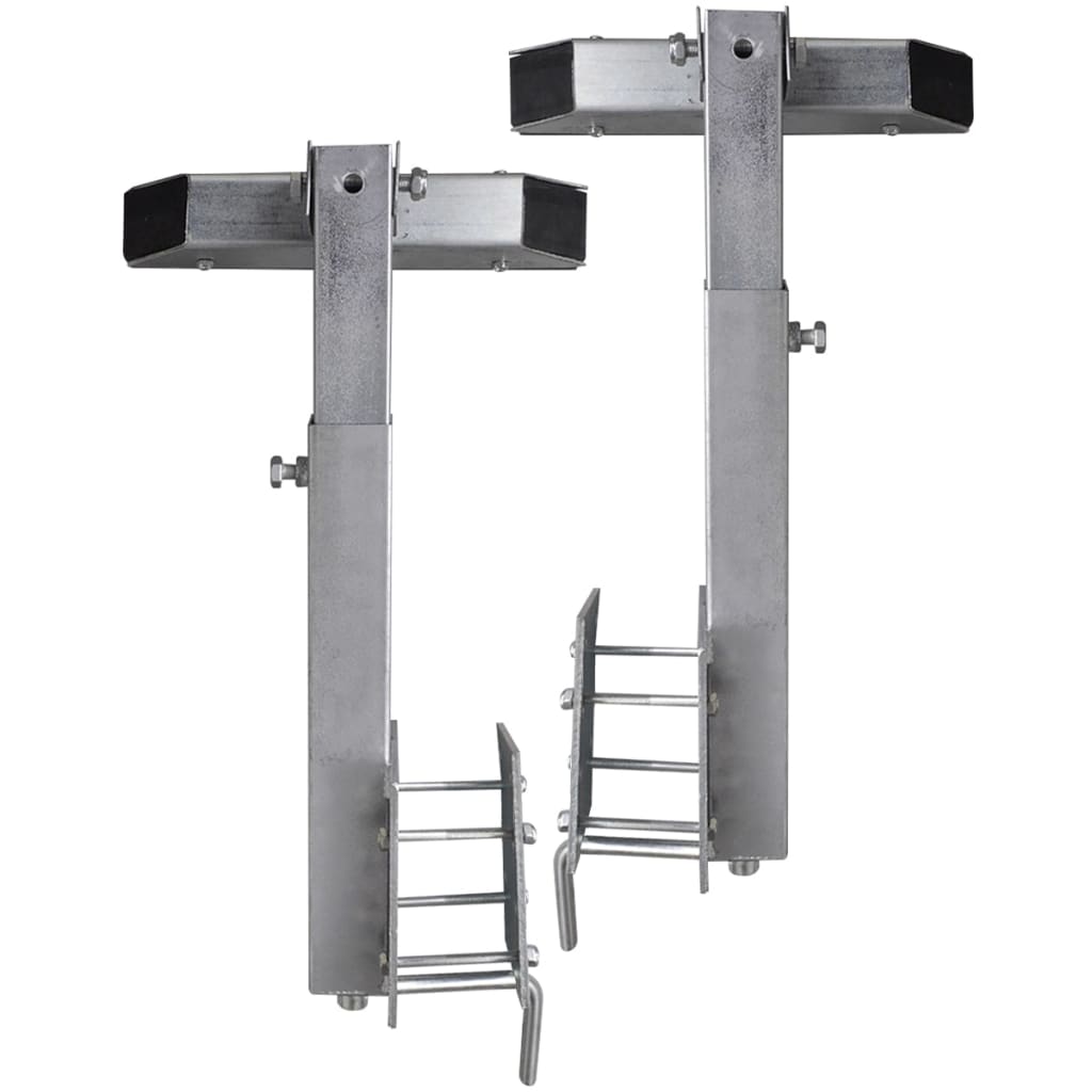 Bootstrailer-Stützen Vollgummi 2Er-Set 63 - 88 Cm