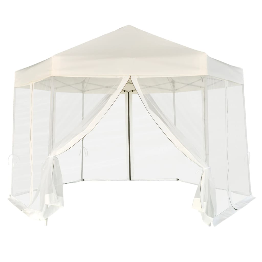 Hexagonal Pop-Up Zelt Mit 6 Seitenwänden 3,6X3,1 M