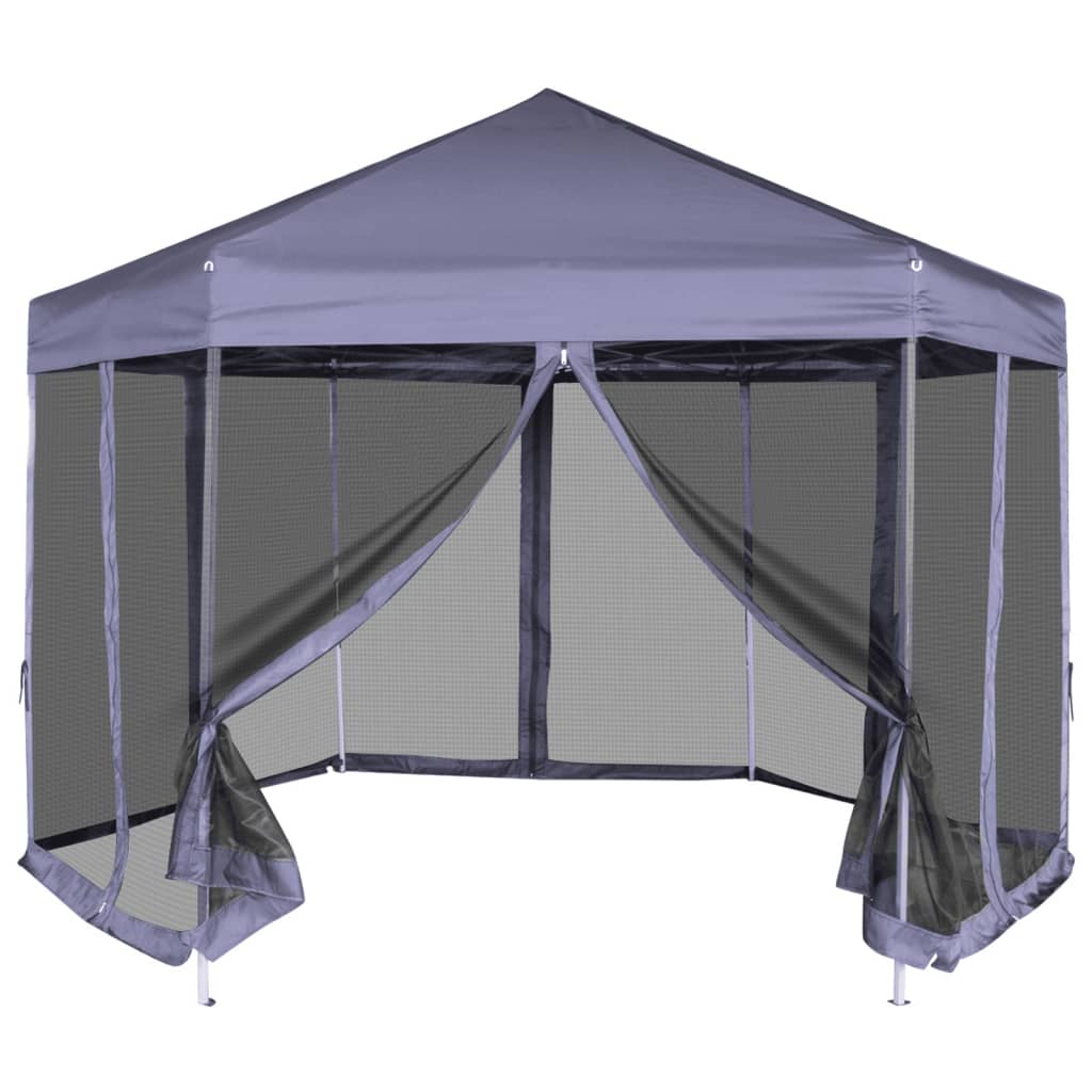 Hexagonal Pop-Up Zelt Mit 6 Seitenwänden 3,6X3,1 M