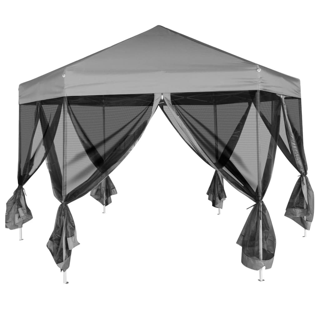 Hexagonal Pop-Up Zelt Mit 6 Seitenwänden 3,6X3,1 M
