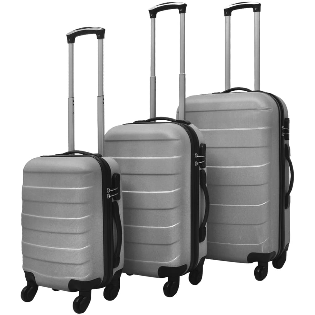 3-Tlg. Hartschalenkoffer-Set N 45,5/55/66 Cm