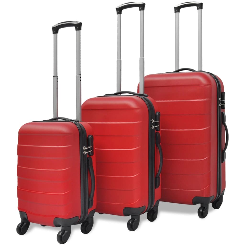 3-Tlg. Hartschalenkoffer-Set N 45,5/55/66 Cm