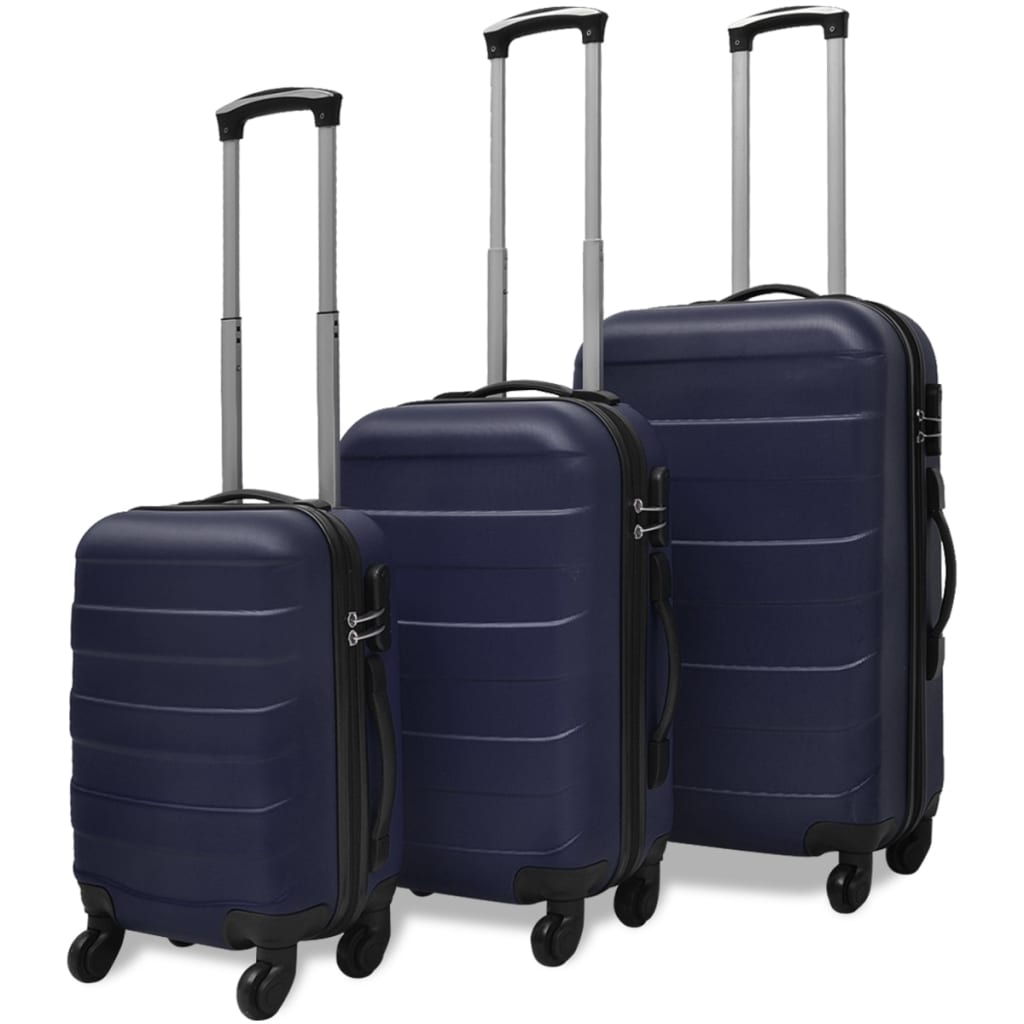 3-Tlg. Hartschalenkoffer-Set N 45,5/55/66 Cm