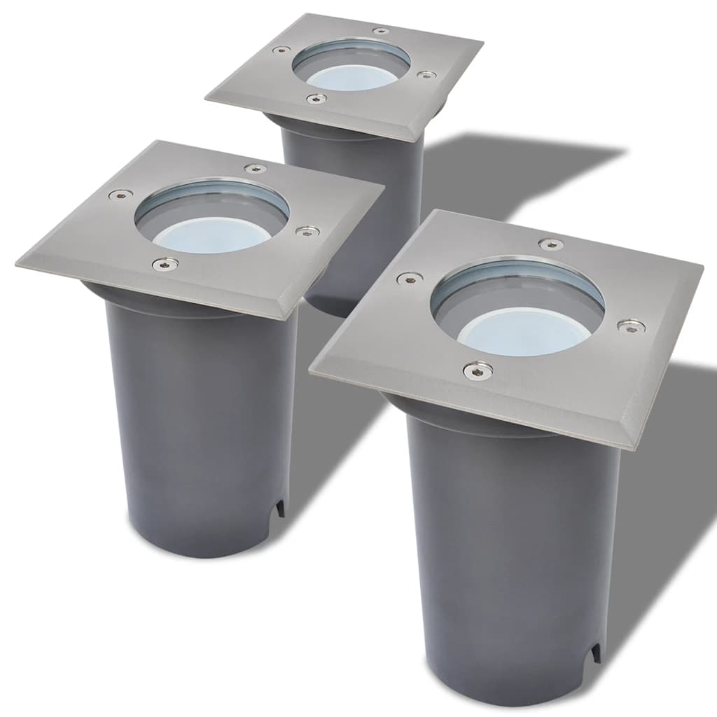 Led-Bodeneinbaustrahler 3 Stk. Outdoor