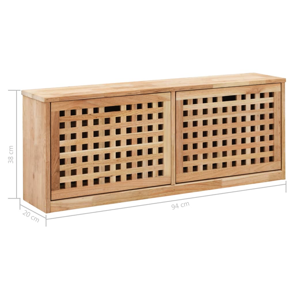 Schuhbank 94 X 20 X Walnussholz Massiv