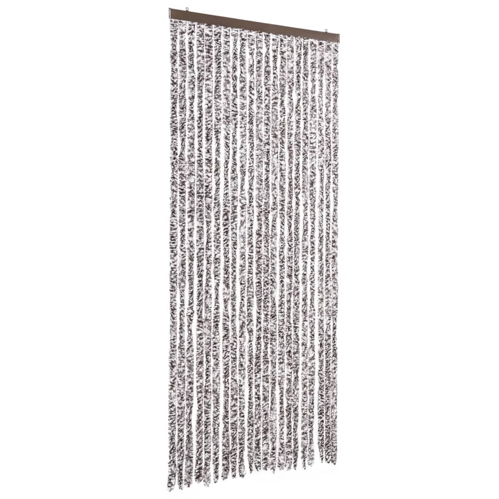 Insektenschutz-Vorhang Chenille Braun Und Beige
