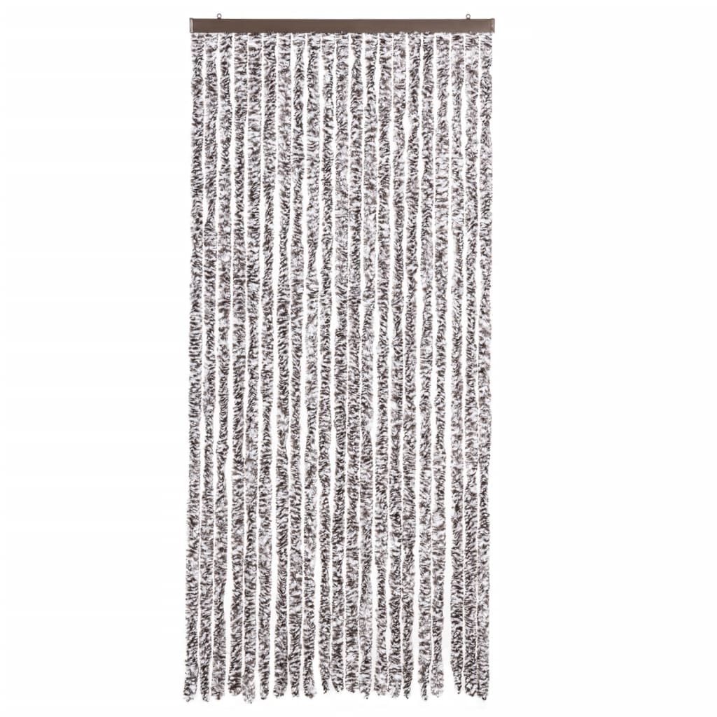 Insektenschutz-Vorhang Chenille Braun Und Beige