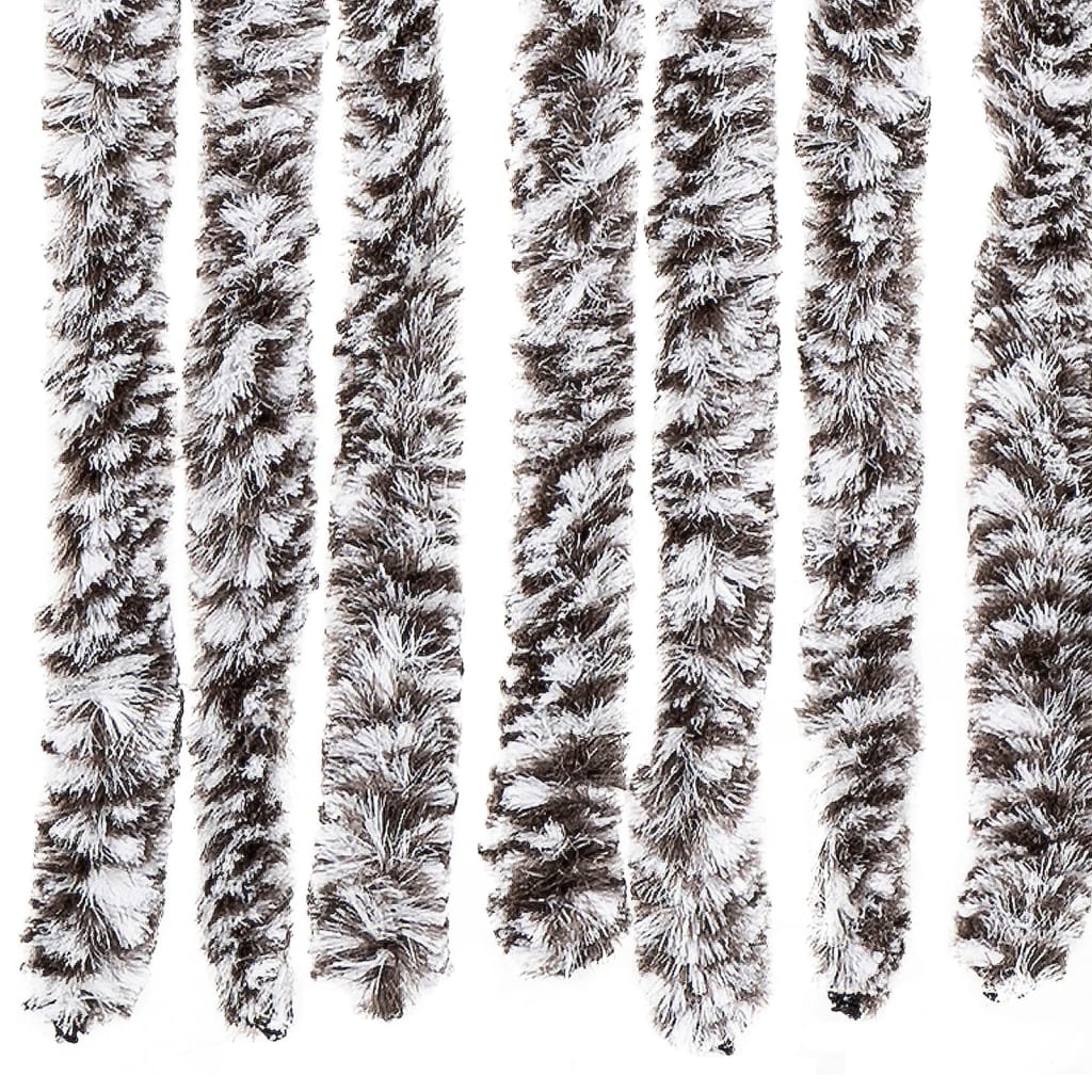Insektenschutz-Vorhang Chenille Braun Und Beige
