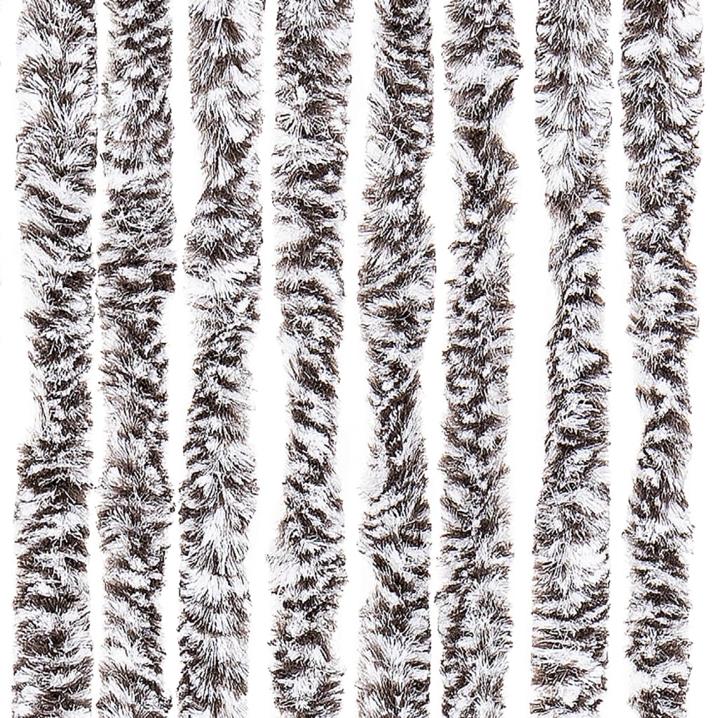 Insektenschutz-Vorhang Chenille Braun Und Beige