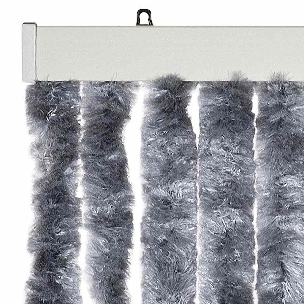 Insektenschutz-Vorhang N Chenille Silber