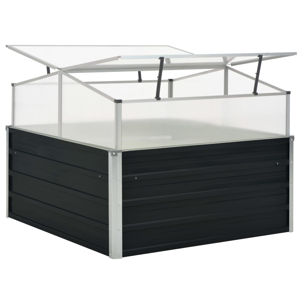 Gewächshaus 100X100X77 Cm Verzinkter Stahl