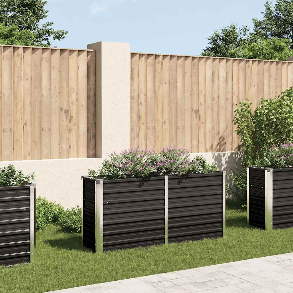 Garten-Hochbeet Verzinkter Stahl