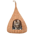 Katzenhaus Mit Kissen 40X60 Cm Naturweide Tipi