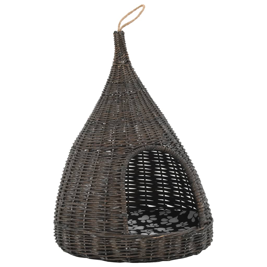 Katzenhaus Mit Kissen 40X60 Cm Naturweide Tipi