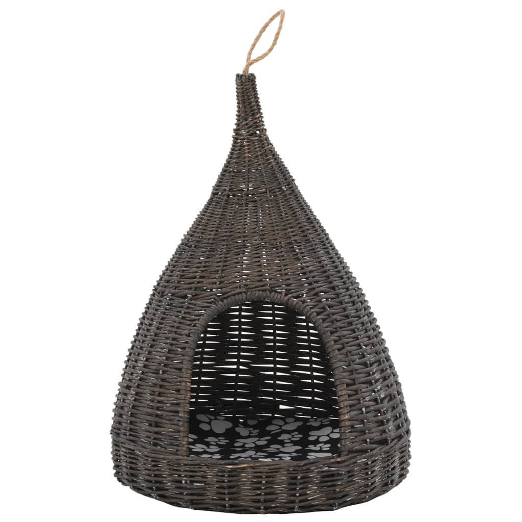Katzenhaus Mit Kissen 40X60 Cm Naturweide Tipi