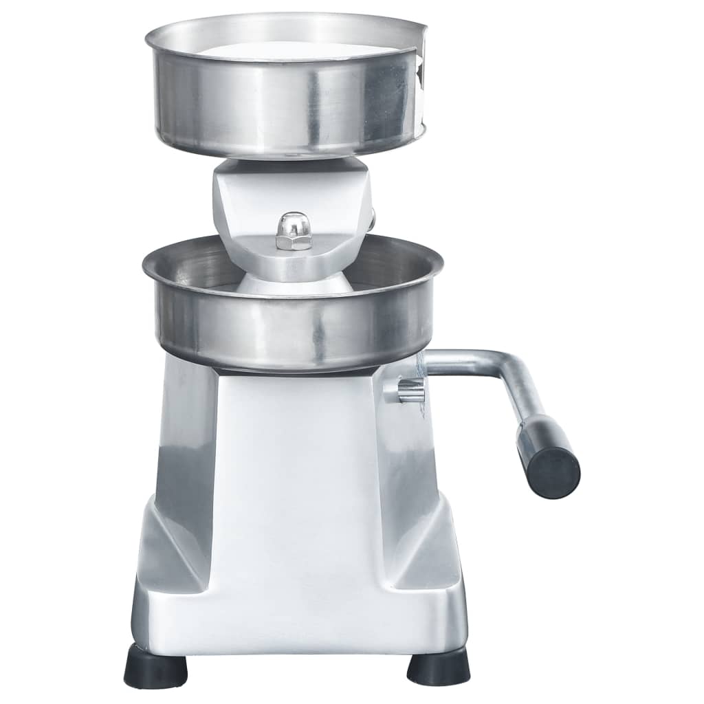 Hamburgerpresse Mit 500 Trennpapieren Aluminium 10 Cm