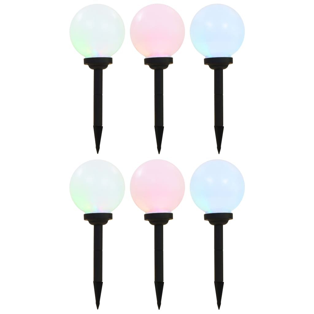 Outdoor Solarleuchten 3 Stück Led Kugelförmig Rgb