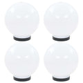 Led-Gartenleuchten 4 Stk. Kugelförmig Pmma