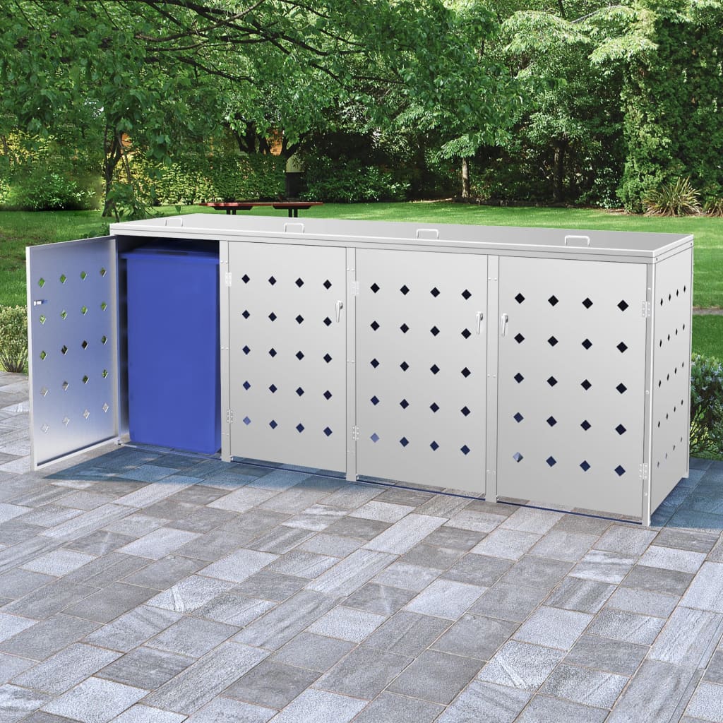 Mülltonnenbox Für 240 L Edelstahl