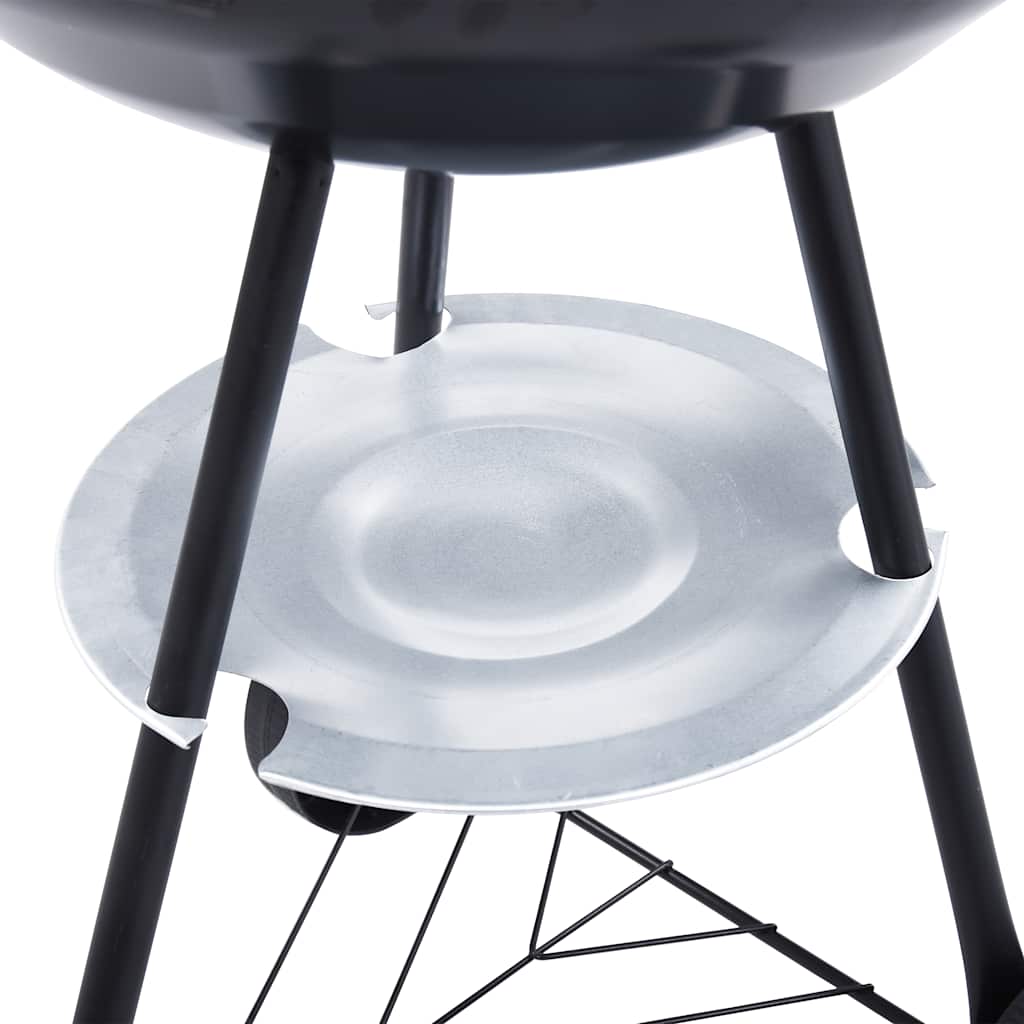 Tragbarer Holzkohlegrill Xxl Mit Rädern 44 Cm