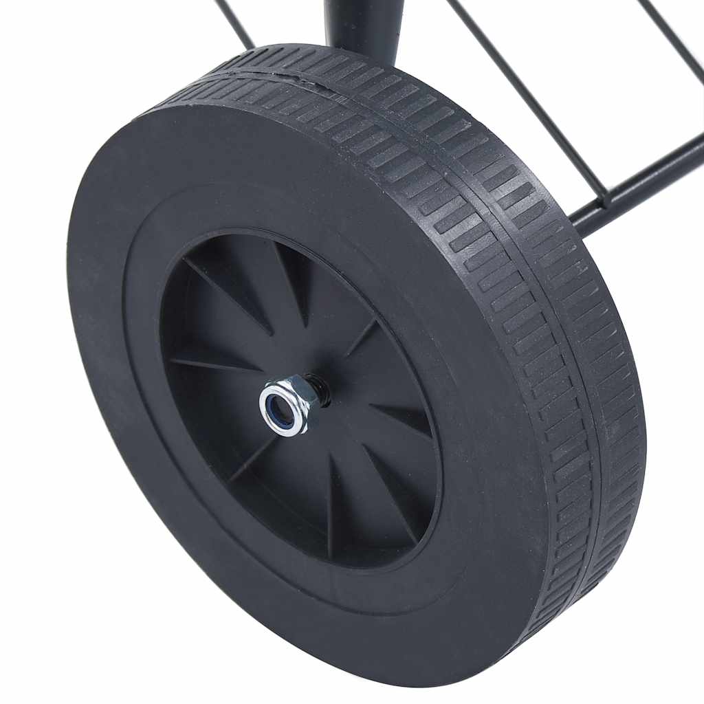 Tragbarer Holzkohlegrill Xxl Mit Rädern 44 Cm