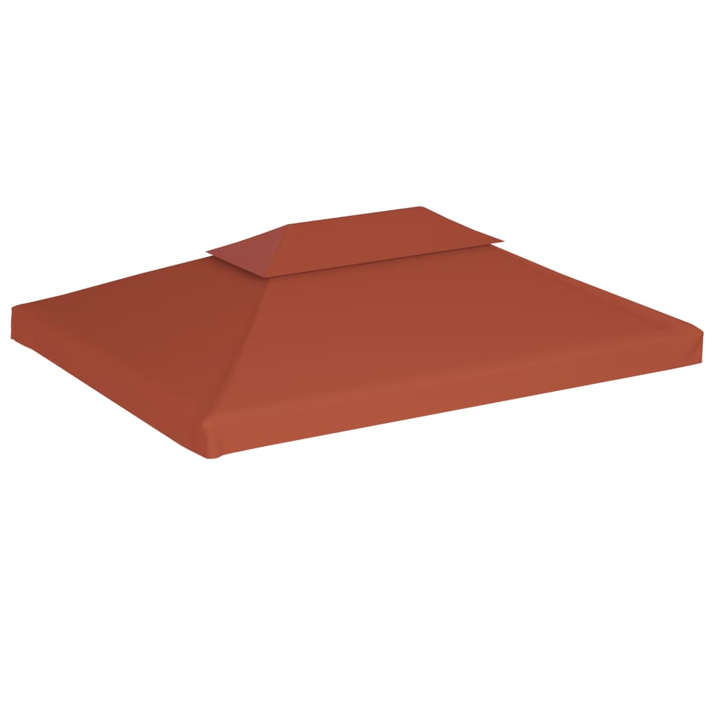 Pavillon-Dachplane Mit Kaminabzug 310 G/M² Terrakotta