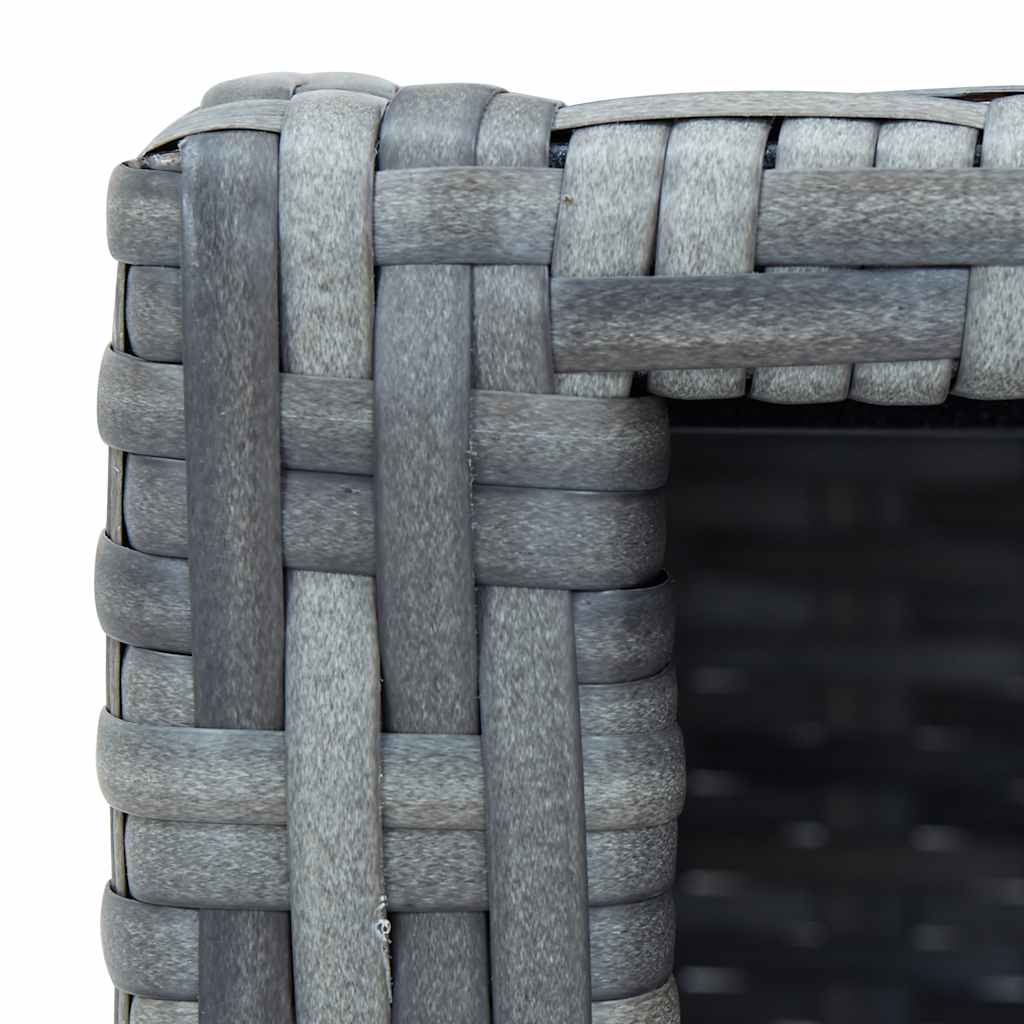 Spa-Einstiegsstufe Poly Rattan 92×45×25 Cm