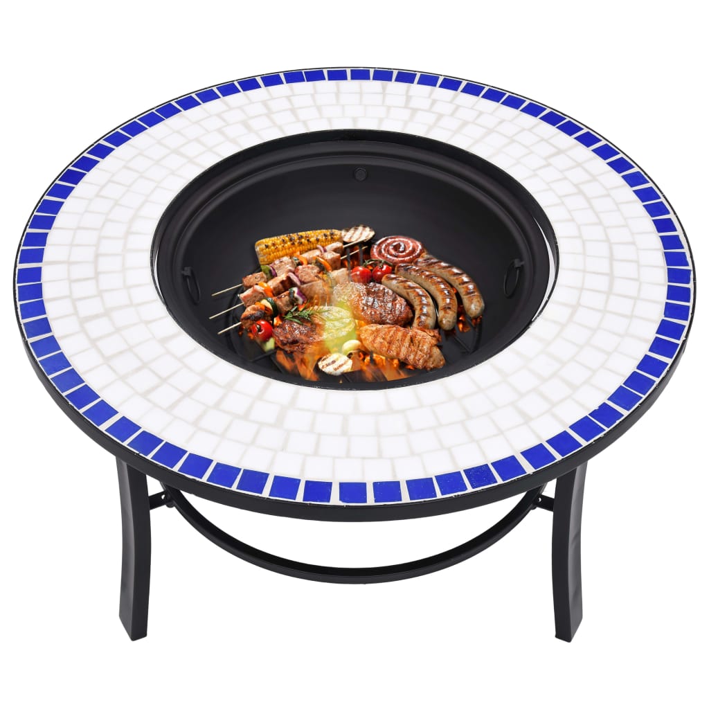 Feuerstelle Mosaik Keramik 68 Cm