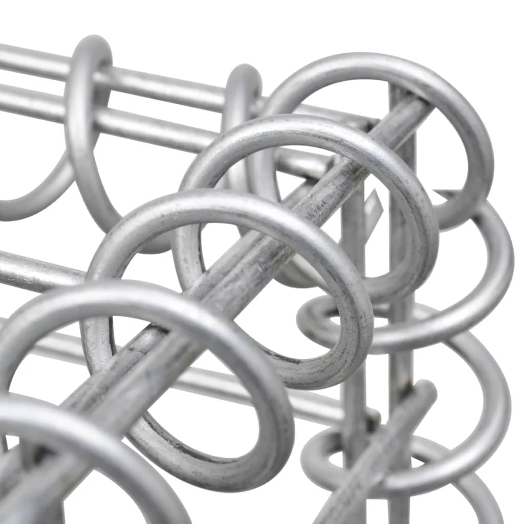 Gabionenwand Für Mülltonnen Verzinkter Stahl 320×100×120 Cm