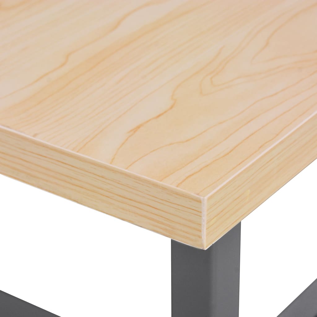 Werkbank Grau 120×60×85 Cm Stahl