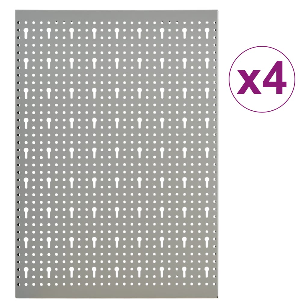 Werkzeugwand 4 Stk. 40×58 Cm Stahl