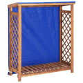 Kaminholzregal 105X38X115 Cm Akazie Massivholz
