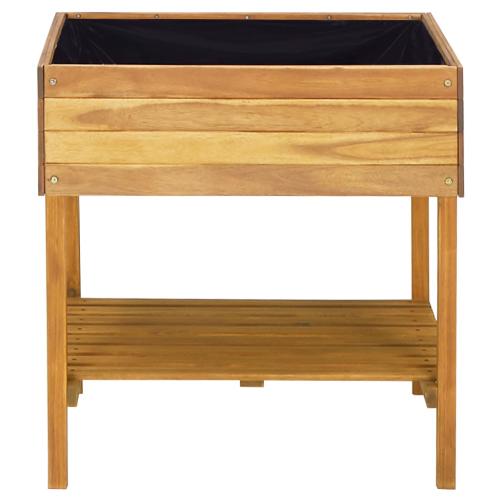 Hochkübel 78,5 X 58,5 X 78,5 Cm Massivholz Akazie
