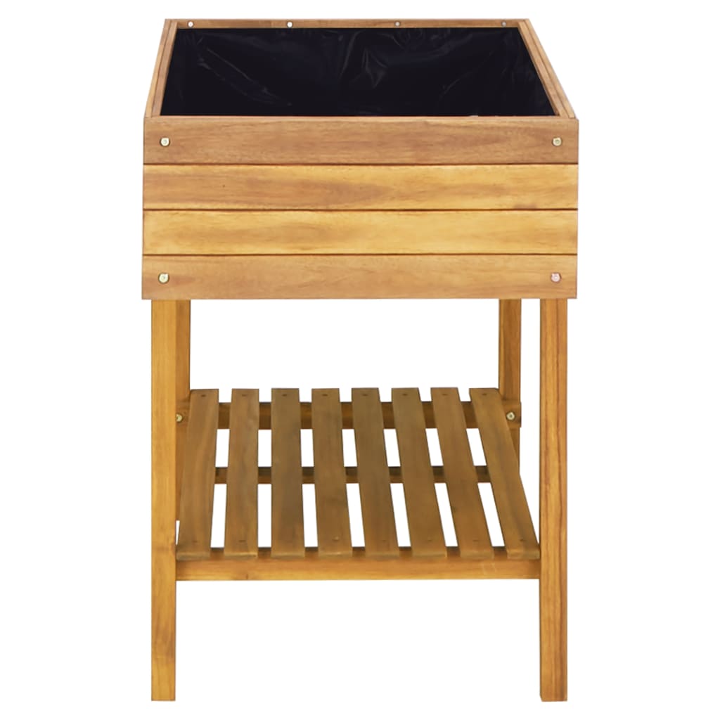 Hochkübel 78,5 X 58,5 X 78,5 Cm Massivholz Akazie