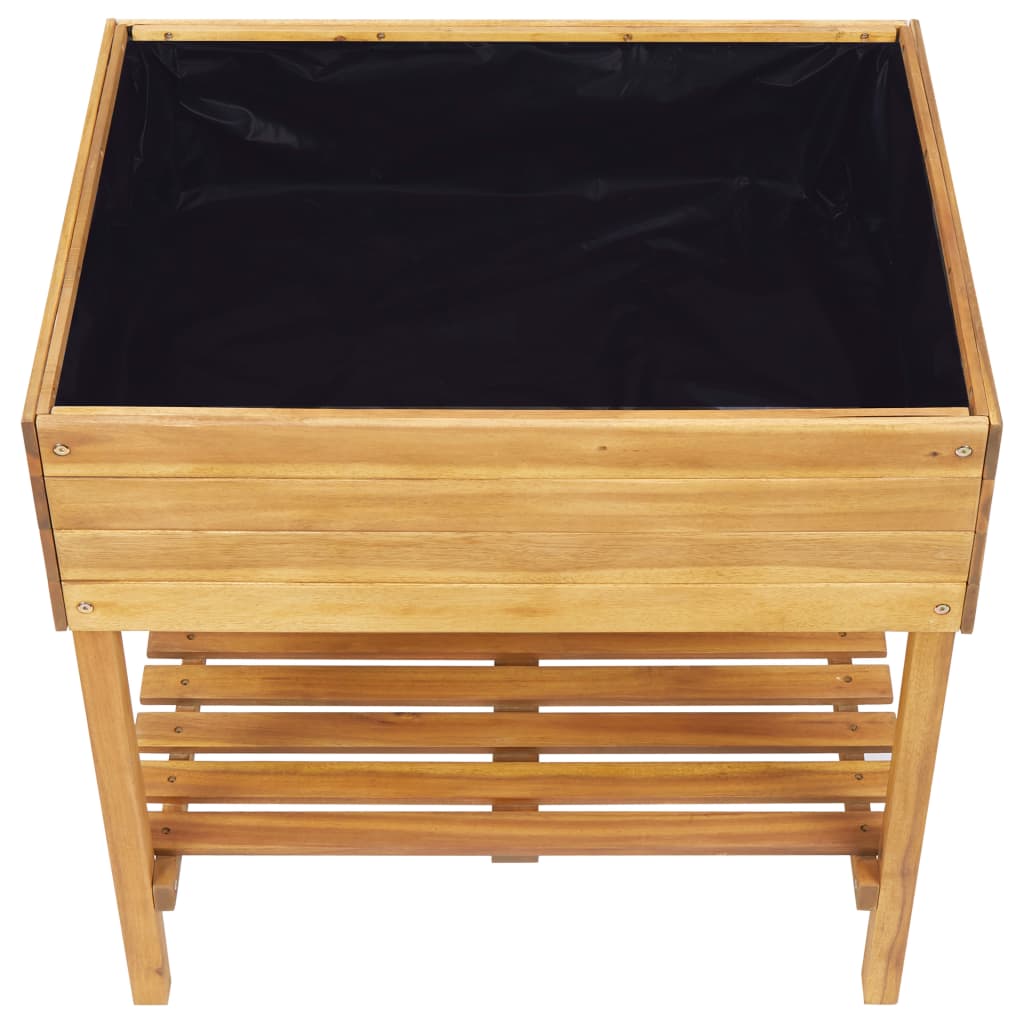 Hochkübel 78,5 X 58,5 X 78,5 Cm Massivholz Akazie