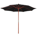 Sonnenschirm Mit Holz-Mast 300X258 Cm