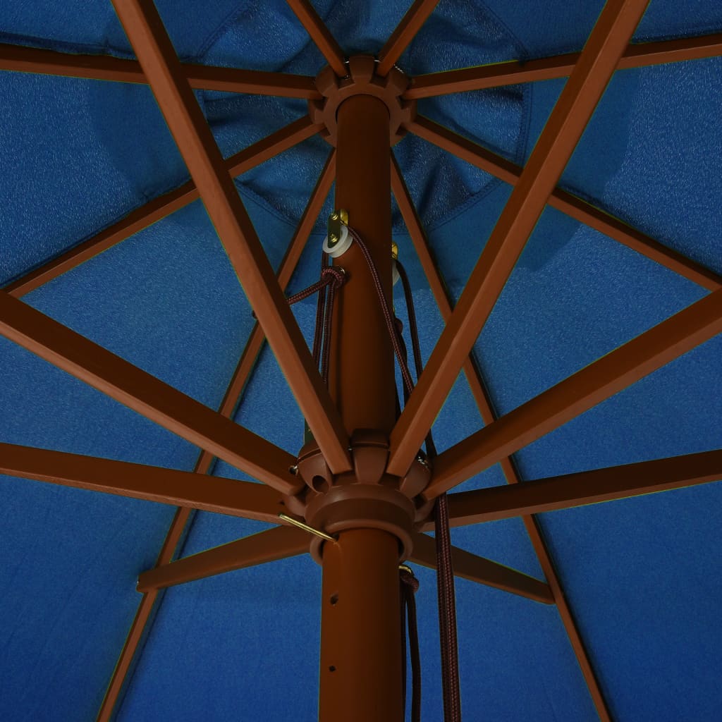 Sonnenschirm Mit Holzmast 330 Cm