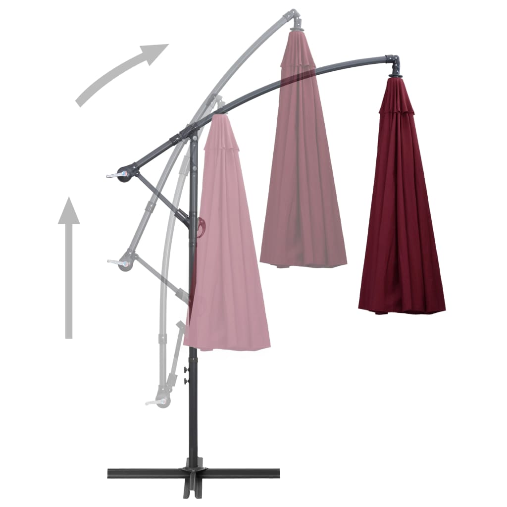 Ampelschirm 3 M Aluminium-Mast