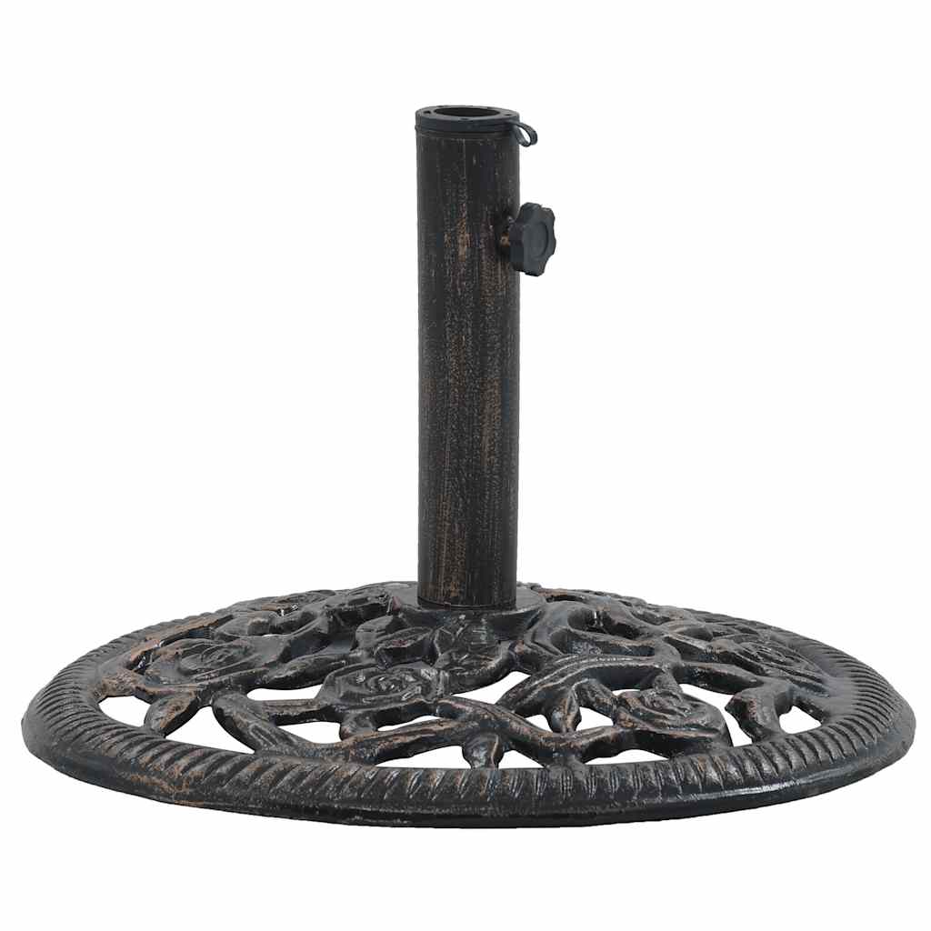 Sonnenschirmständer Bronze 12 Kg 48 Cm Gusseisen
