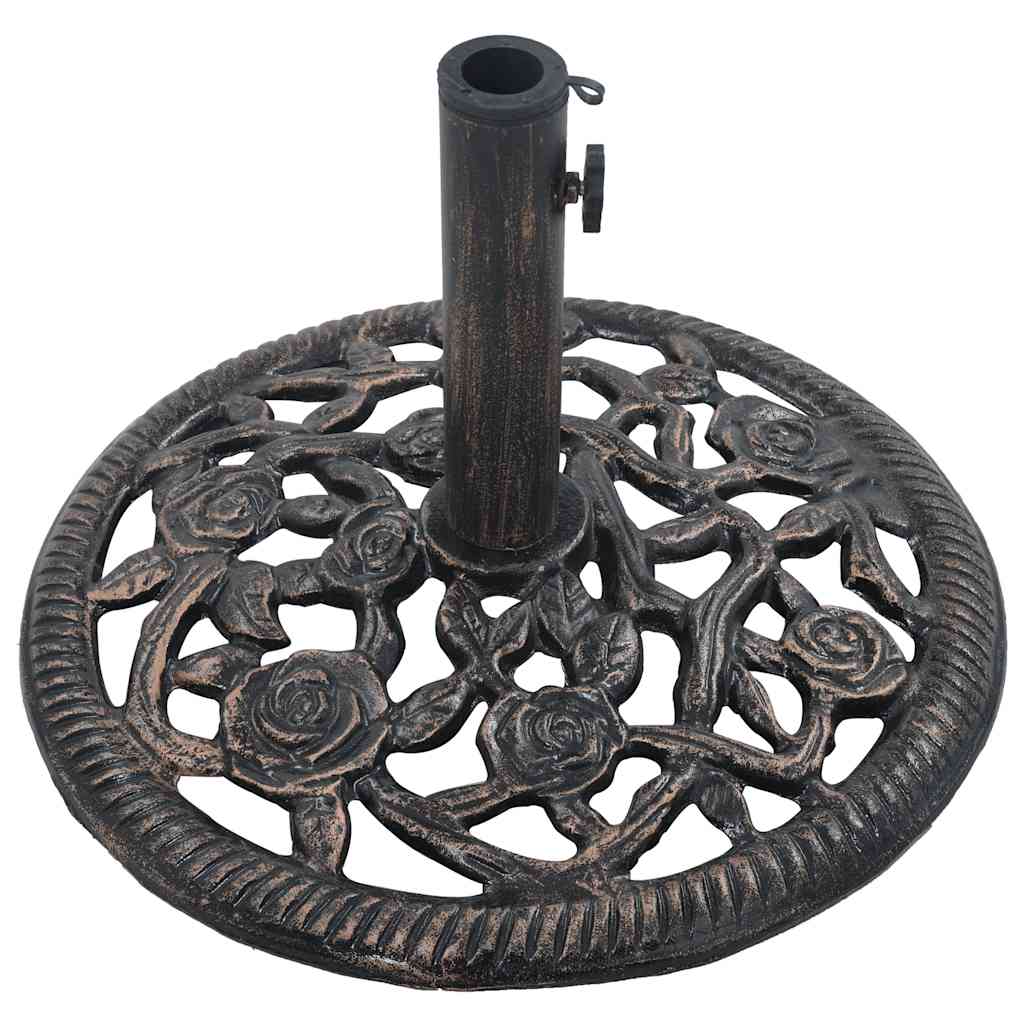 Sonnenschirmständer Bronze 12 Kg 48 Cm Gusseisen