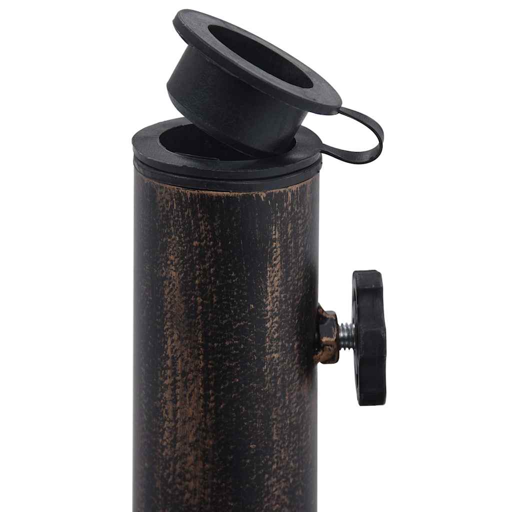 Sonnenschirmständer Bronze 12 Kg 48 Cm Gusseisen