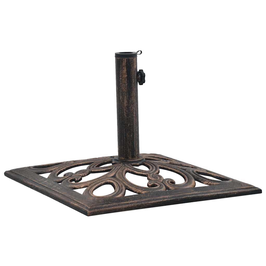 Sonnenschirmständer Bronze 12 Kg 48 Cm Gusseisen
