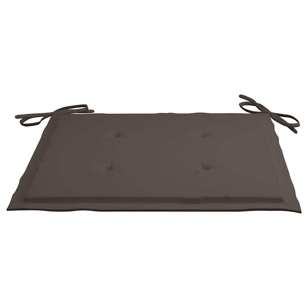 Gartenstuhl-Kissen 4 Stk. Oxford-Gewebe Taupe