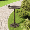 Vogelbad Bronzen Kunststoff