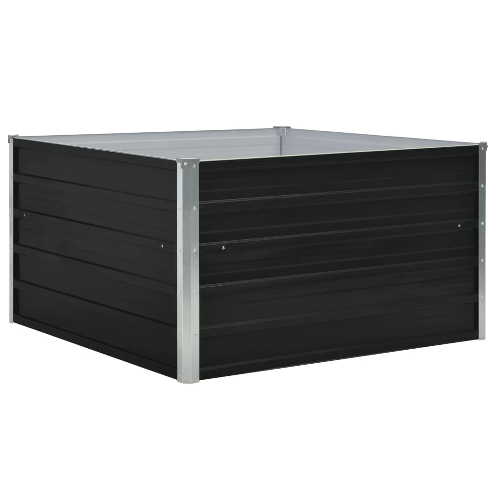 Hochbeet 100×100×45 Cm Verzinkter Stahl